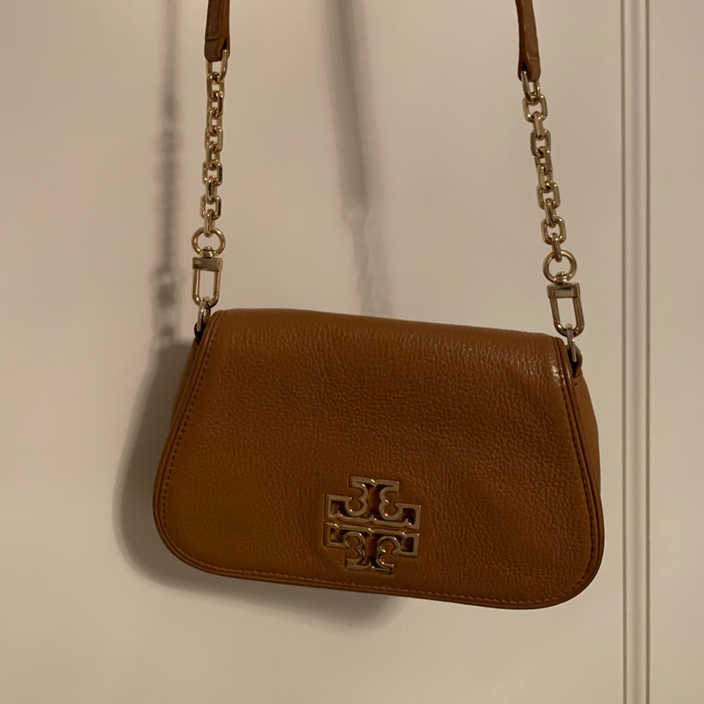 Tory Burch tan crossbody bag